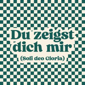 Das Cover der Single "Du zeigst dich mir (Soli deo Gloria)" der BUJU-Band.
